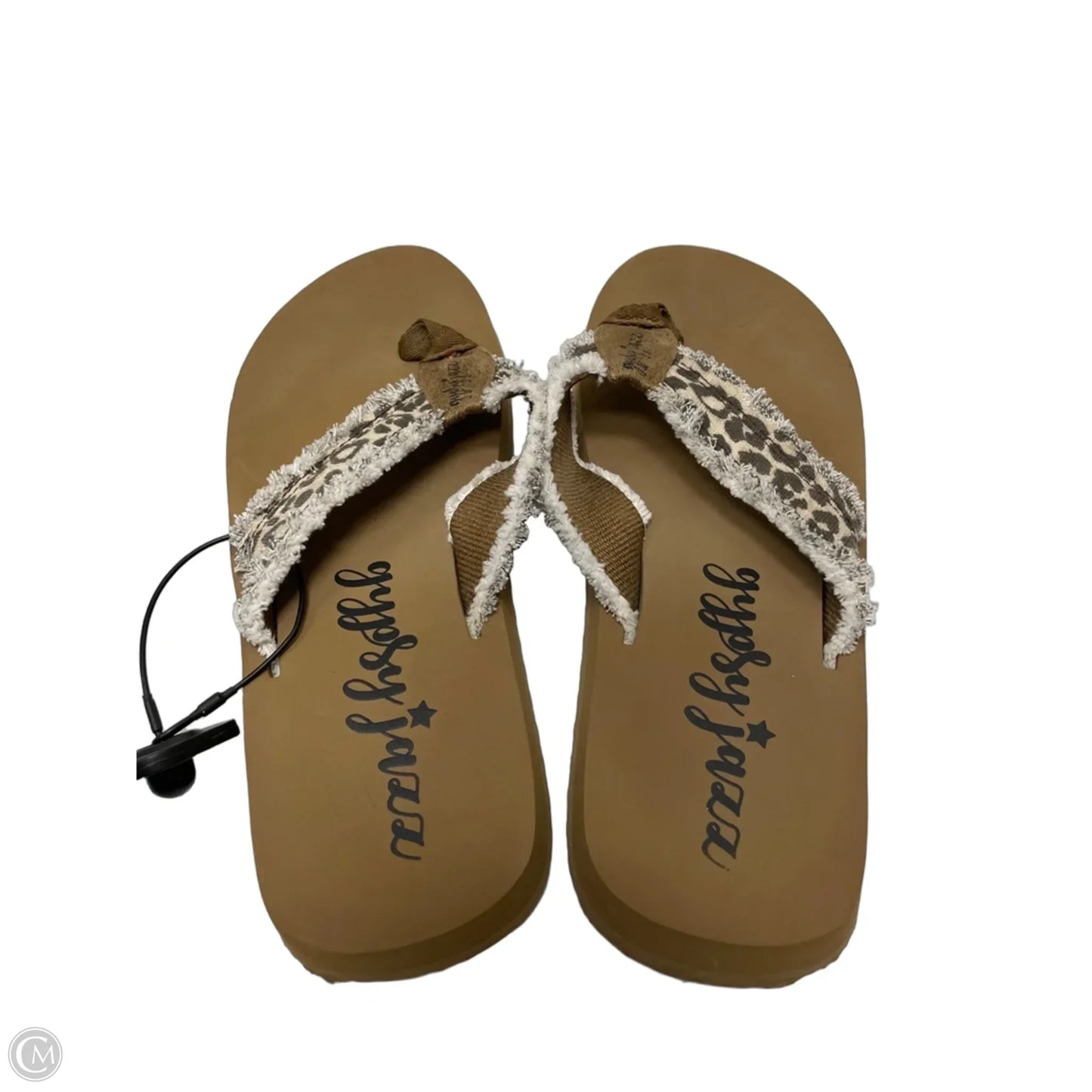 Sandals Flats By Gypsy Jazz In Animal Print, Size: 9