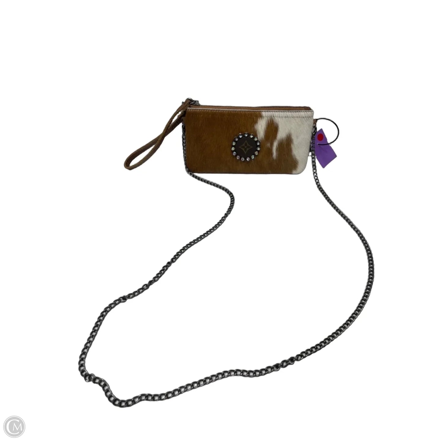 Crossbody Leather By genuine leather, Size: Small