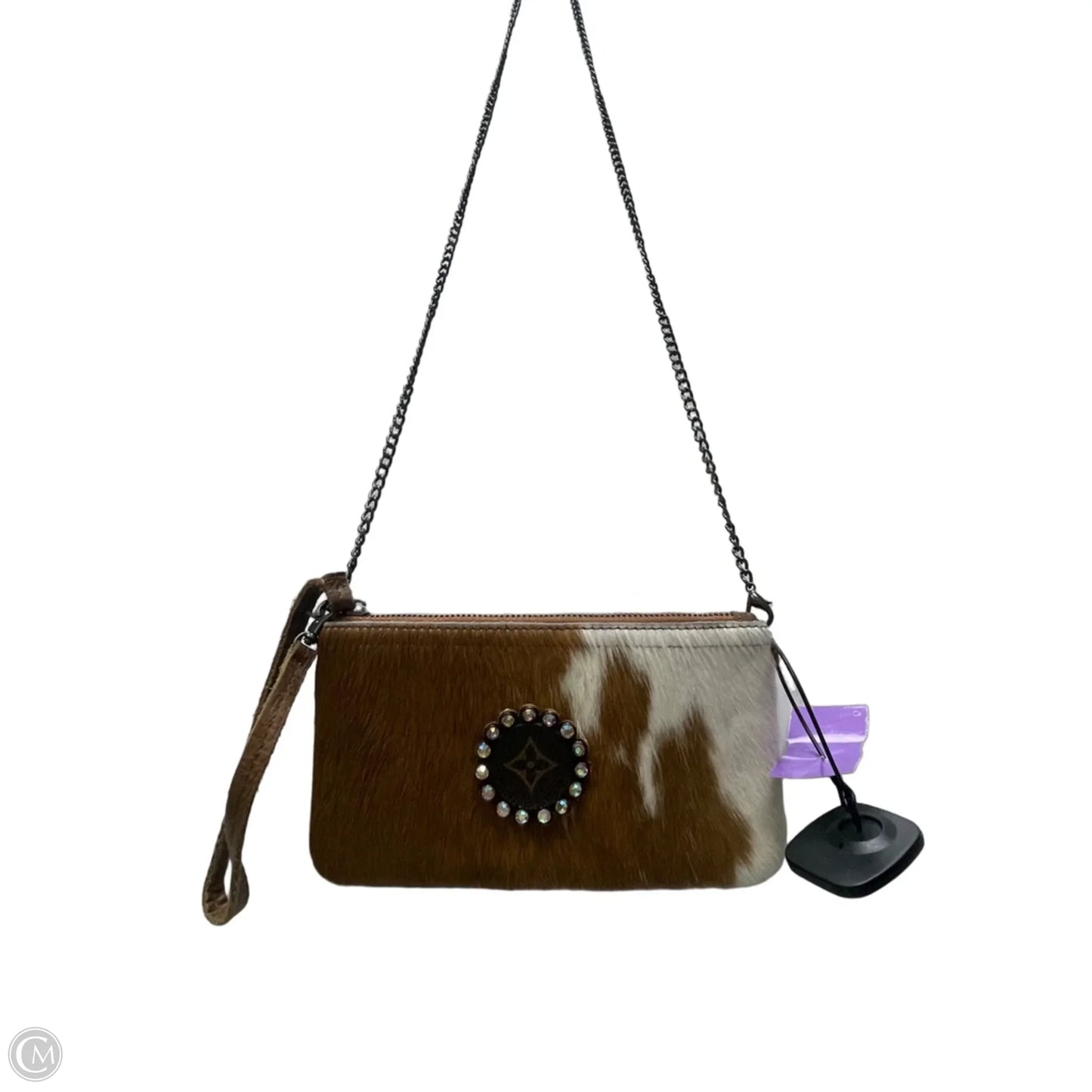 Crossbody Leather By genuine leather, Size: Small
