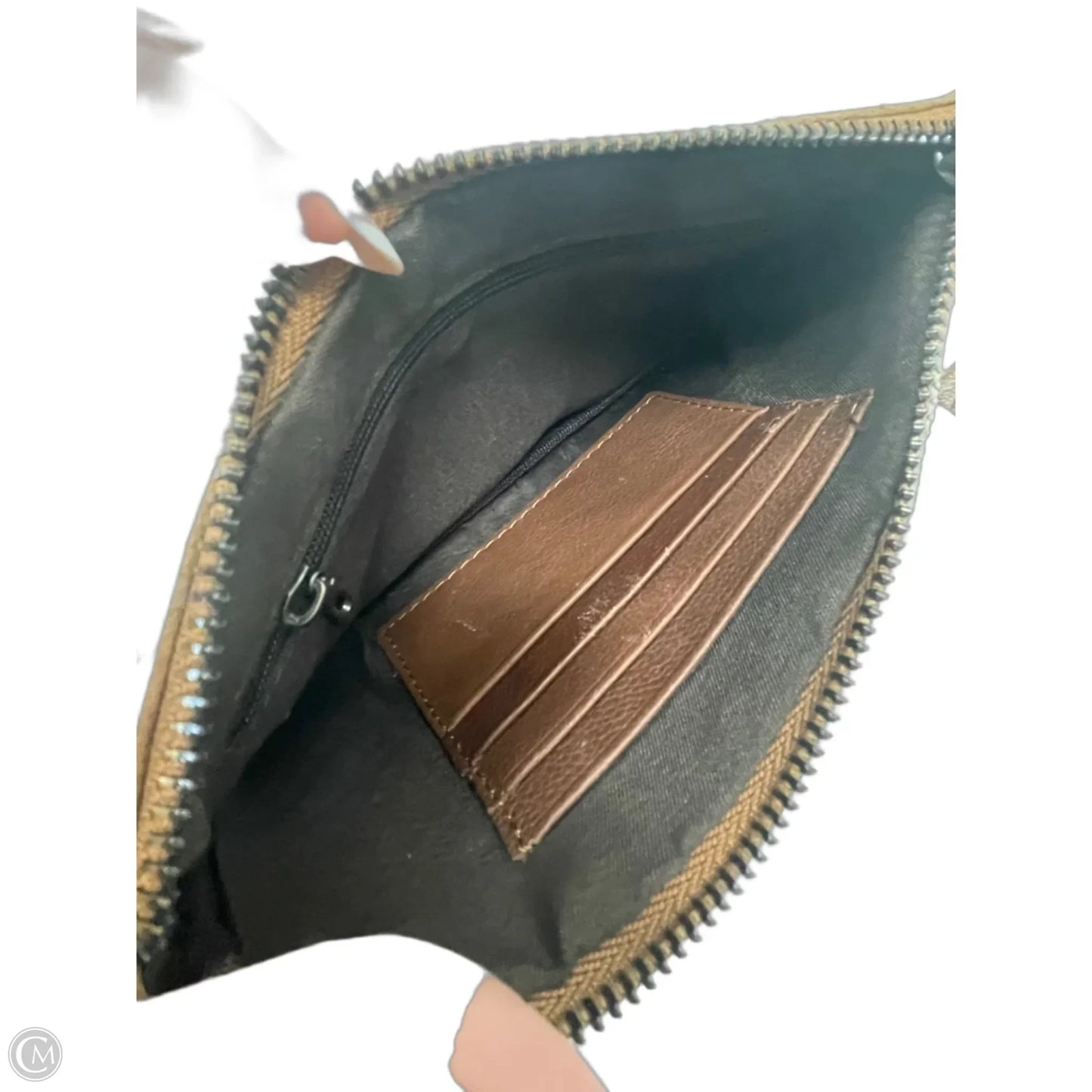 Crossbody Leather By genuine leather, Size: Small