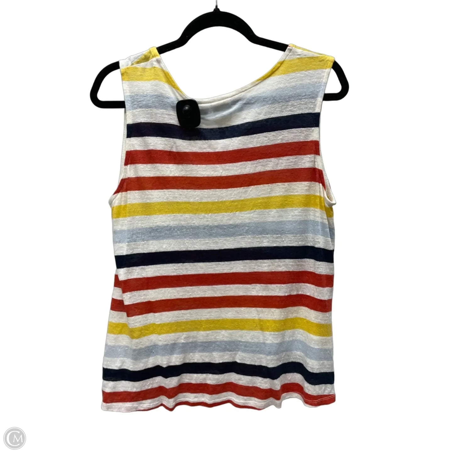 Top Sleeveless By C And C In Striped Pattern, Size: L