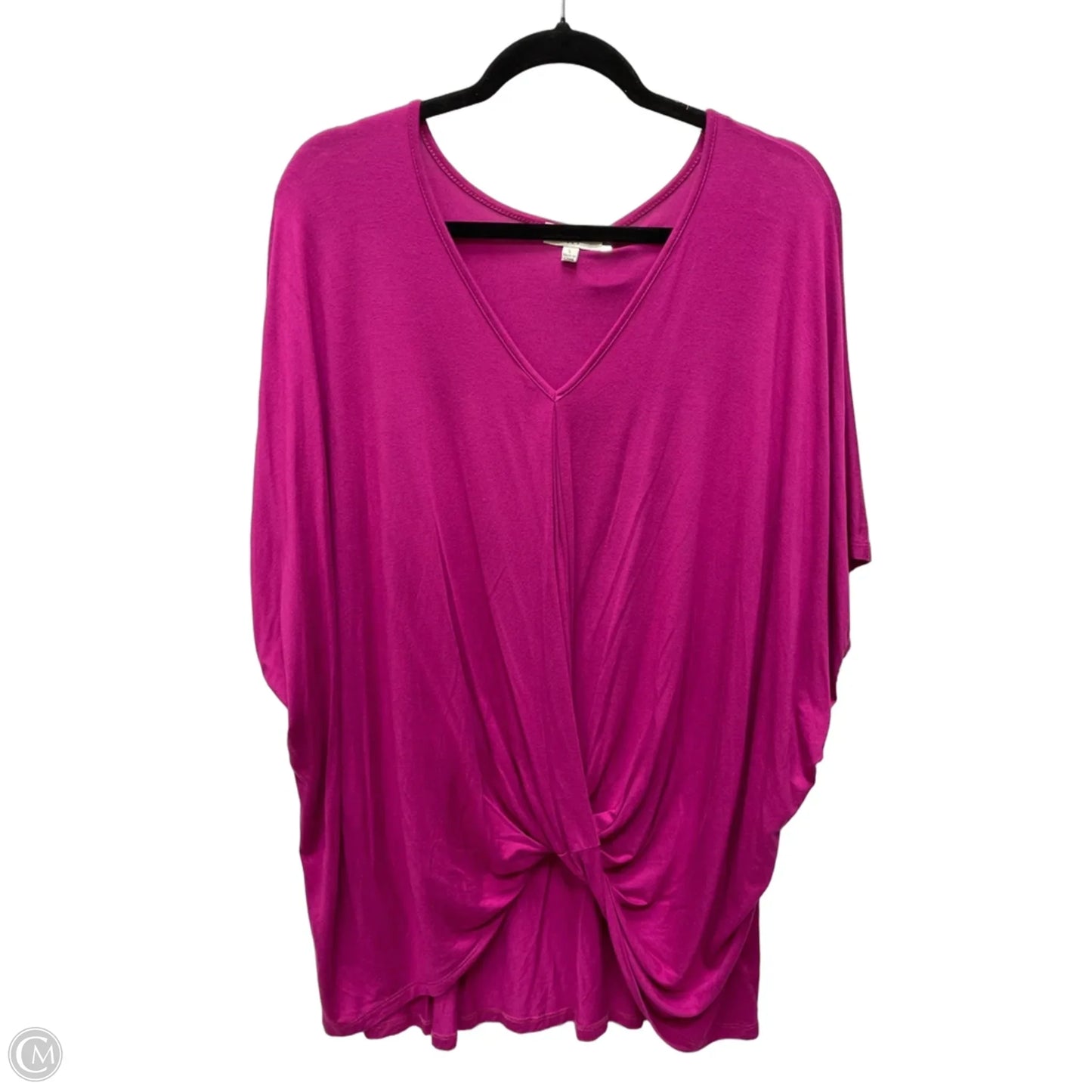 Top Short Sleeve By Umgee In Pink, Size: L