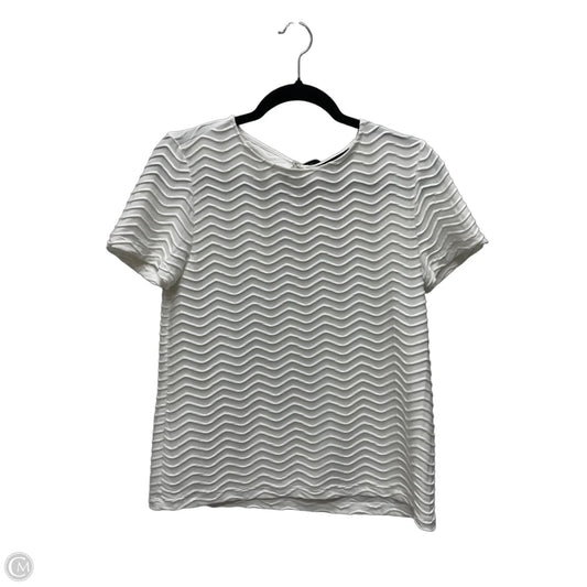 Top Short Sleeve By Ivanka Trump In White, Size: M