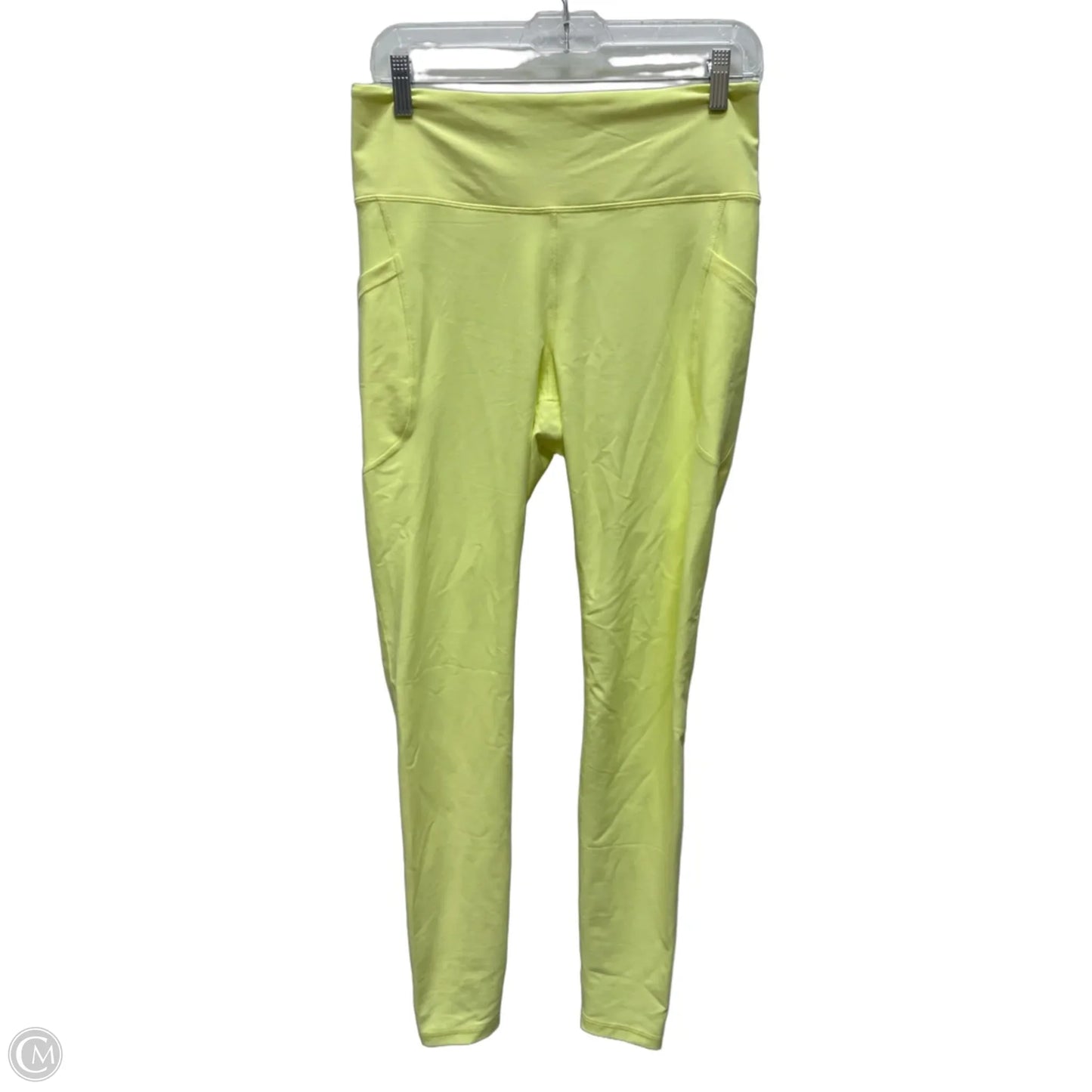 Athletic Leggings By Old Navy In Yellow, Size: L