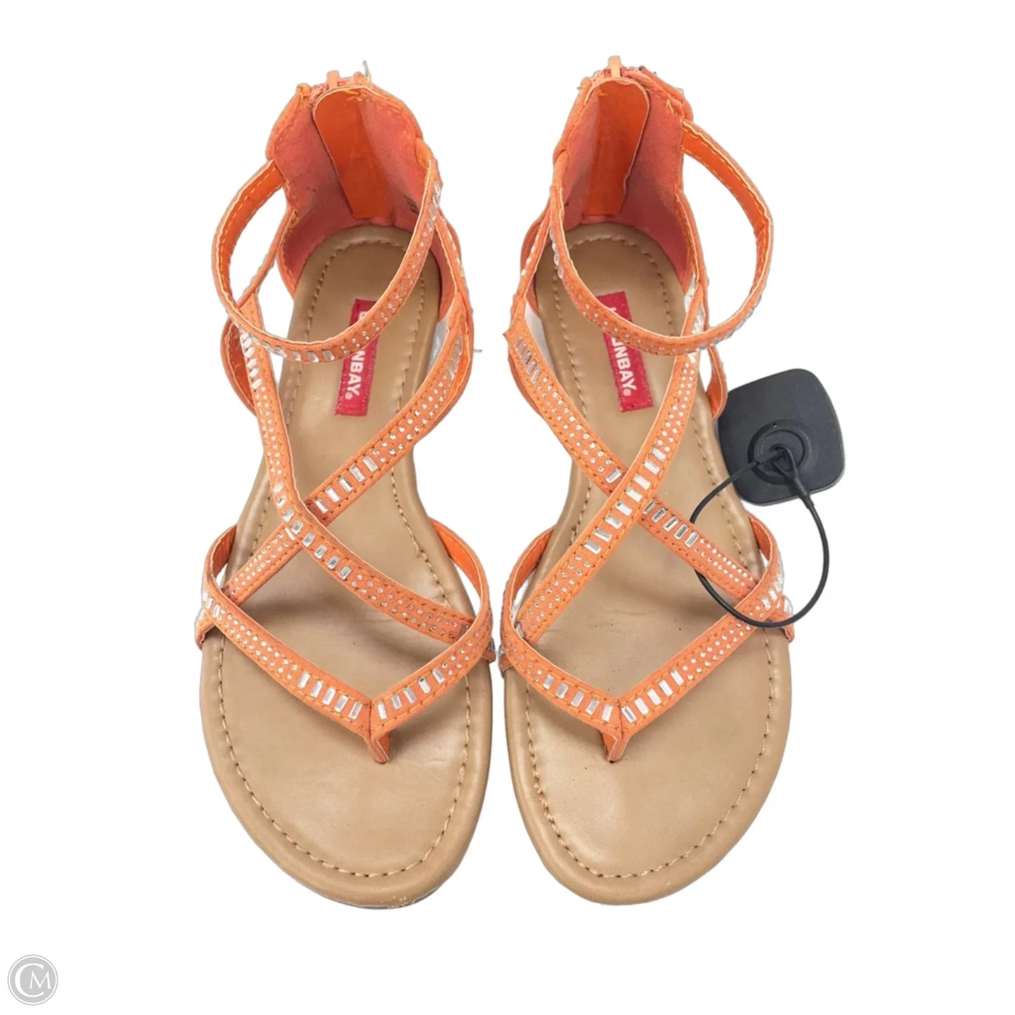 Sandals Flats By Union Bay In Orange, Size: 6