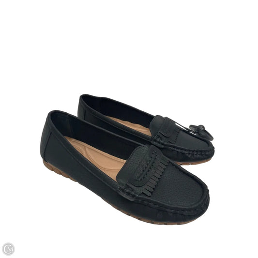 Shoes Flats By Clothes Mentor In Black, Size: 10.5