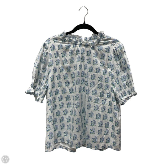 Top Short Sleeve By J. Crew In Floral Print, Size: Xl