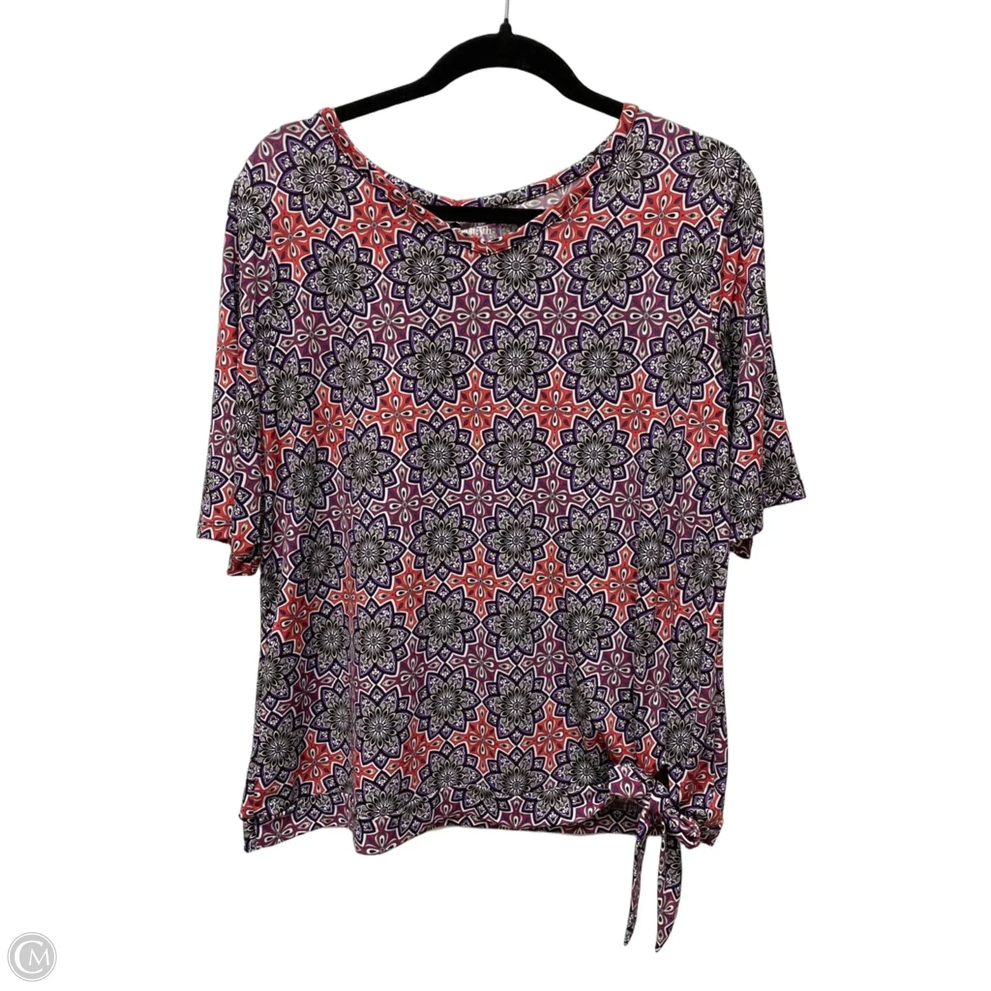 Top Short Sleeve By East 5th In Floral Print, Size: L