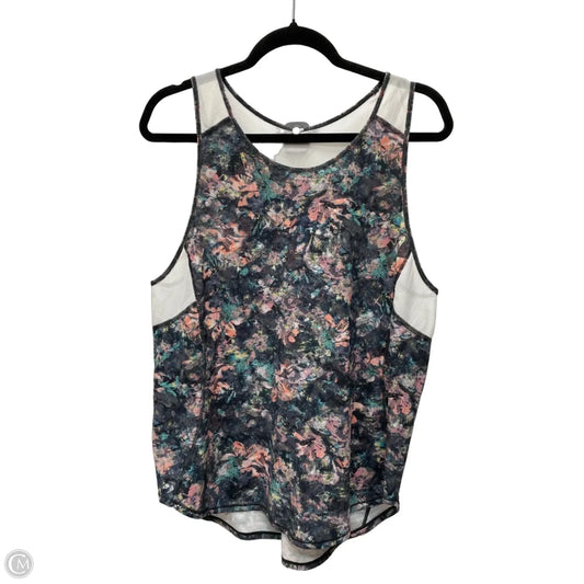 Athletic Tank Top By Lululemon In Multi-colored, Size: L