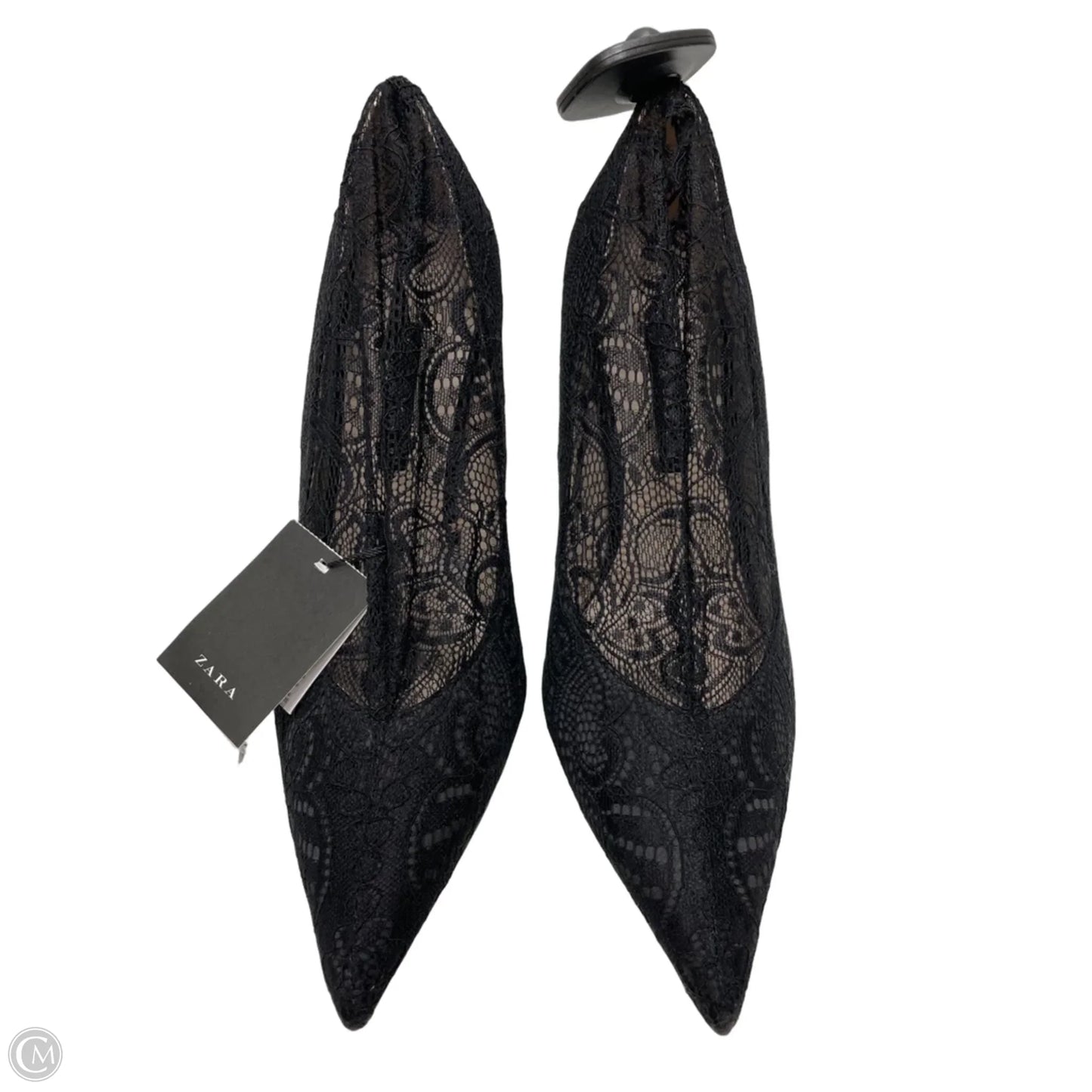 Shoes Heels Stiletto By Zara Basic In Black, Size: 9.5