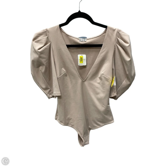 Bodysuit By Free People In Tan, Size: S