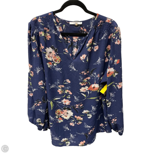 Blouse Long Sleeve By Clothes Mentor In Floral Print, Size: 2x