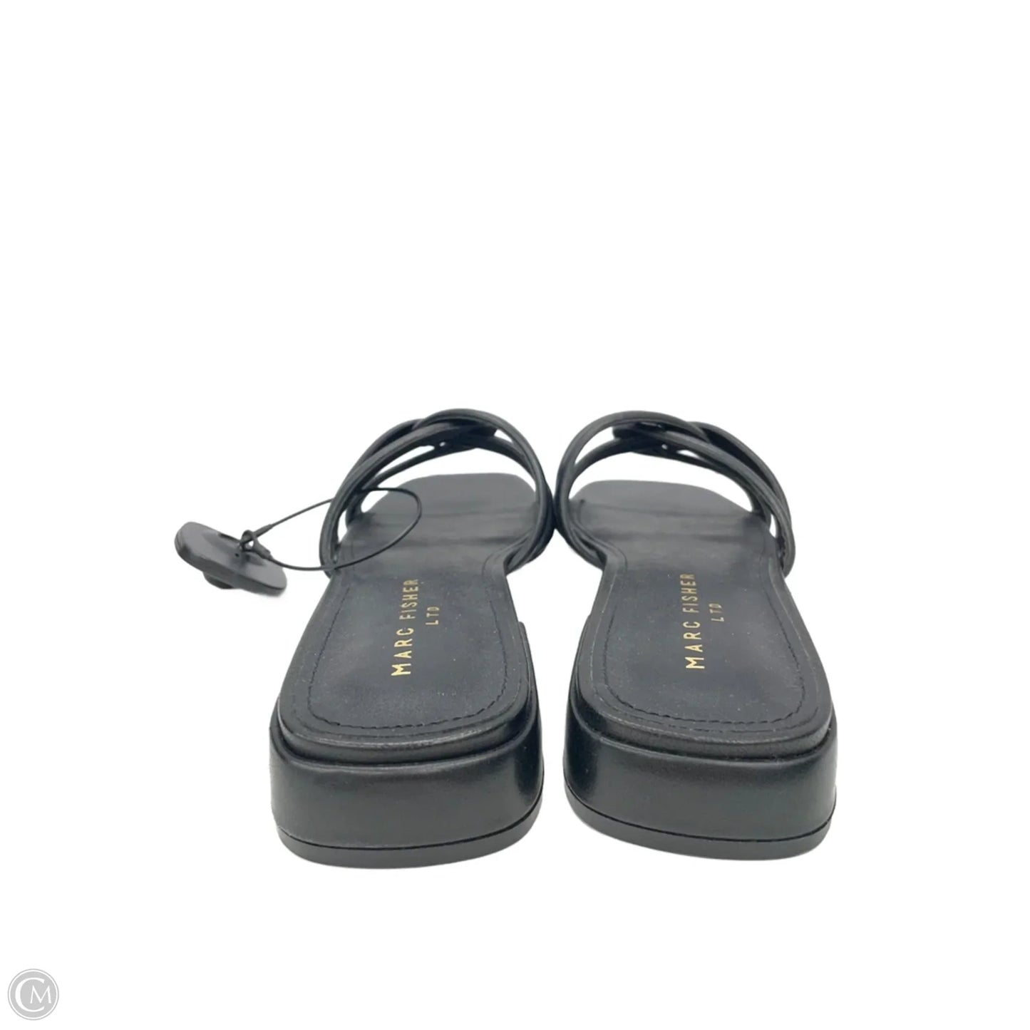 Sandals Flats By Marc Fisher In Black, Size: 8.5