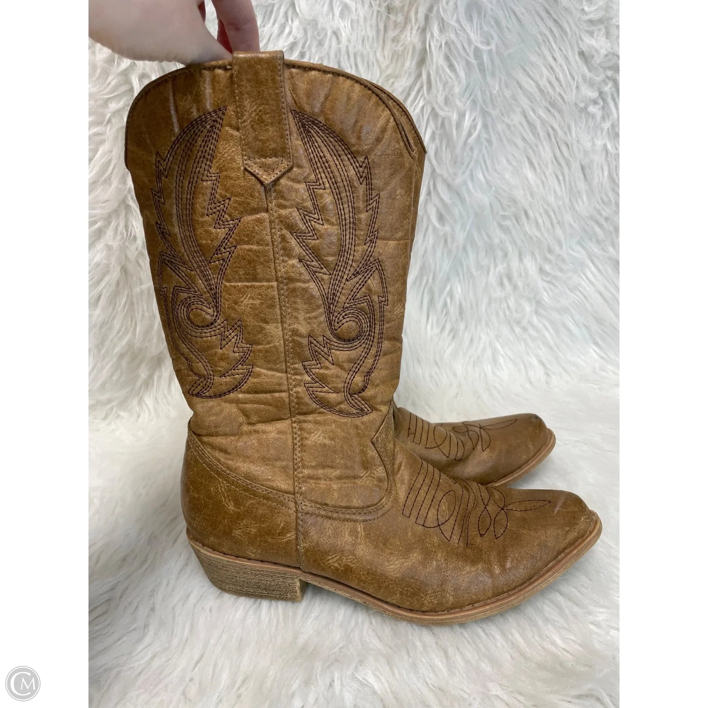 Boots Western By Coconuts In Brown, Size: 6