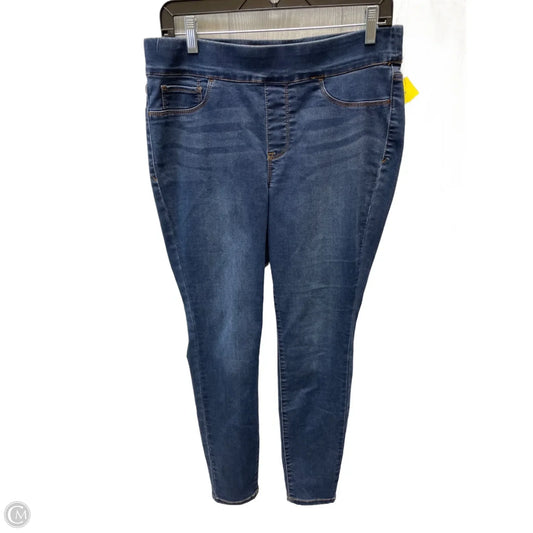 Jeans Skinny By Bandolino In Blue Denim, Size: 12p