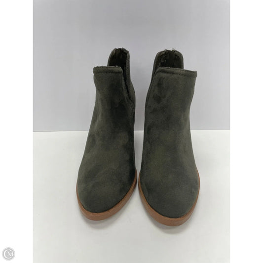 Boots Ankle Heels By Joie In Green, Size: 8