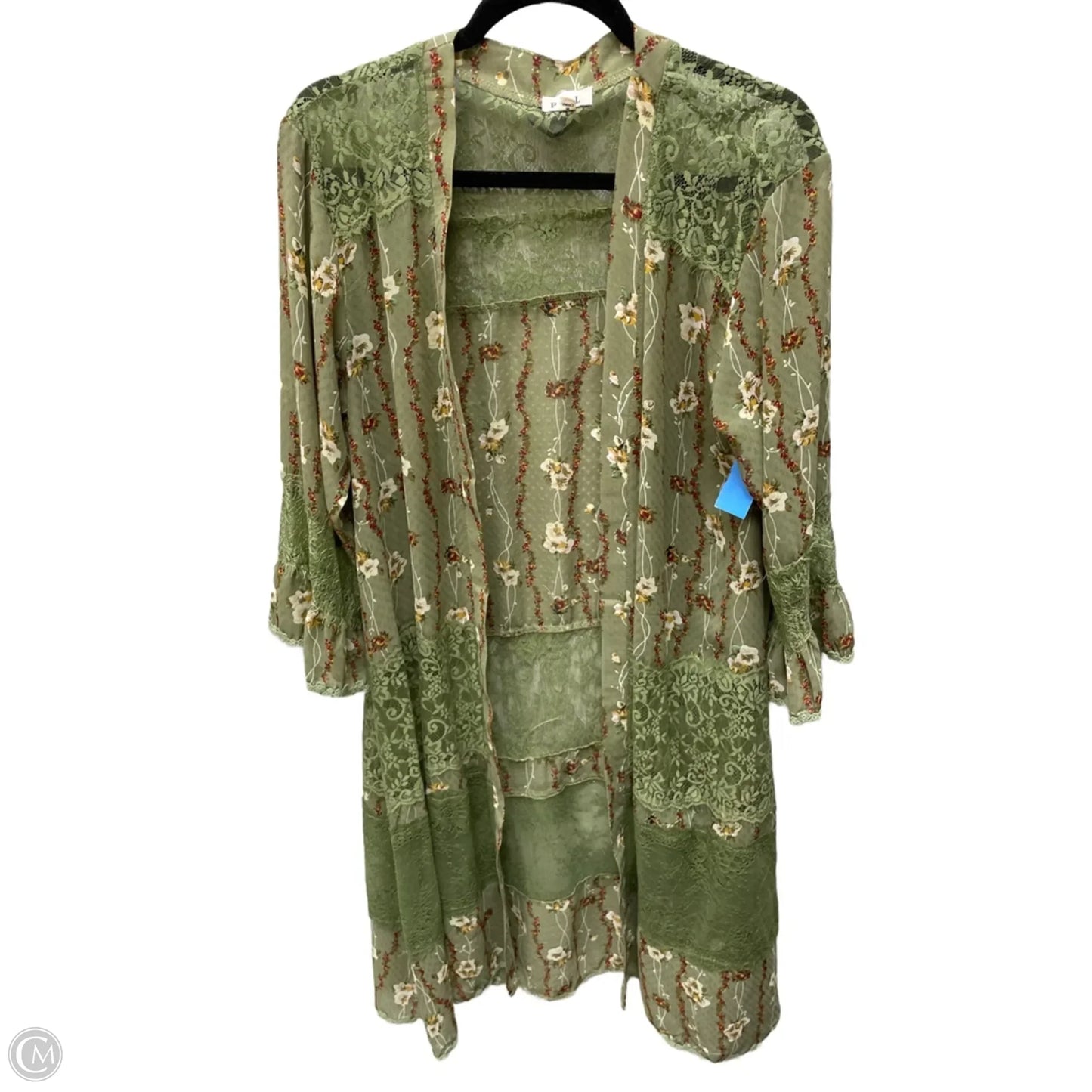 Cardigan By Pol In Floral Print, Size: S