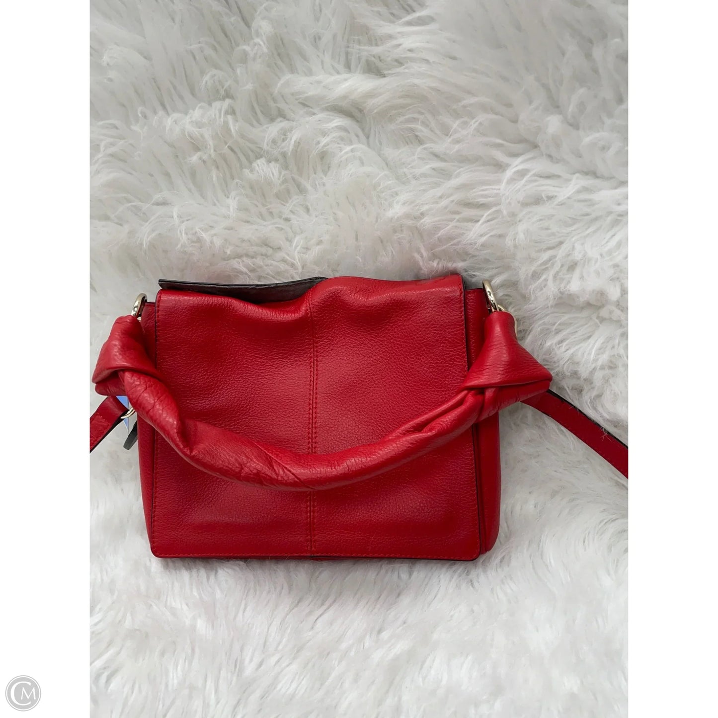 Crossbody Leather By Vince Camuto, Size: Medium