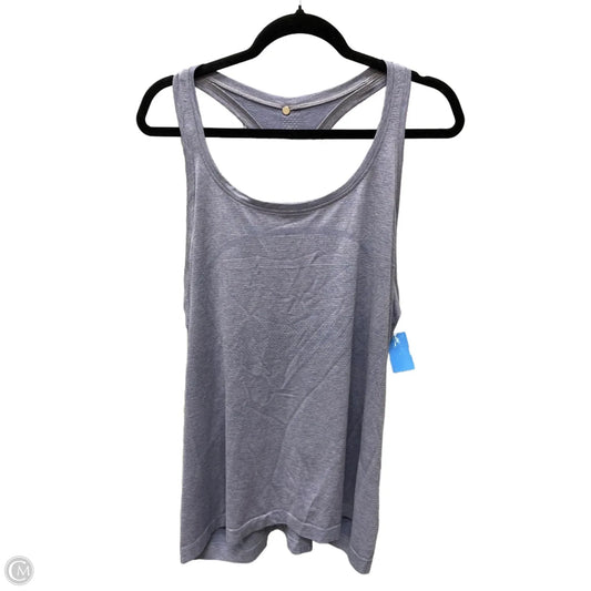 Athletic Tank Top By Lululemon In Blue, Size: 1x