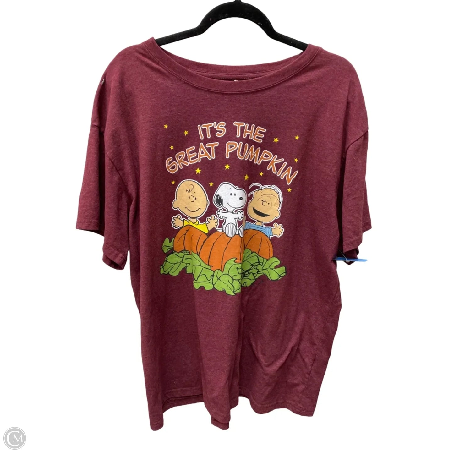 Top Short Sleeve Basic By Clothes Mentor In Red, Size: 2x