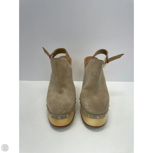 Shoes Heels Block By Vince Camuto In Tan, Size: 6