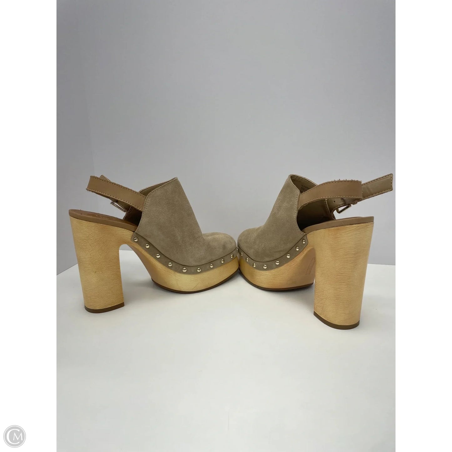Shoes Heels Block By Vince Camuto In Tan, Size: 6