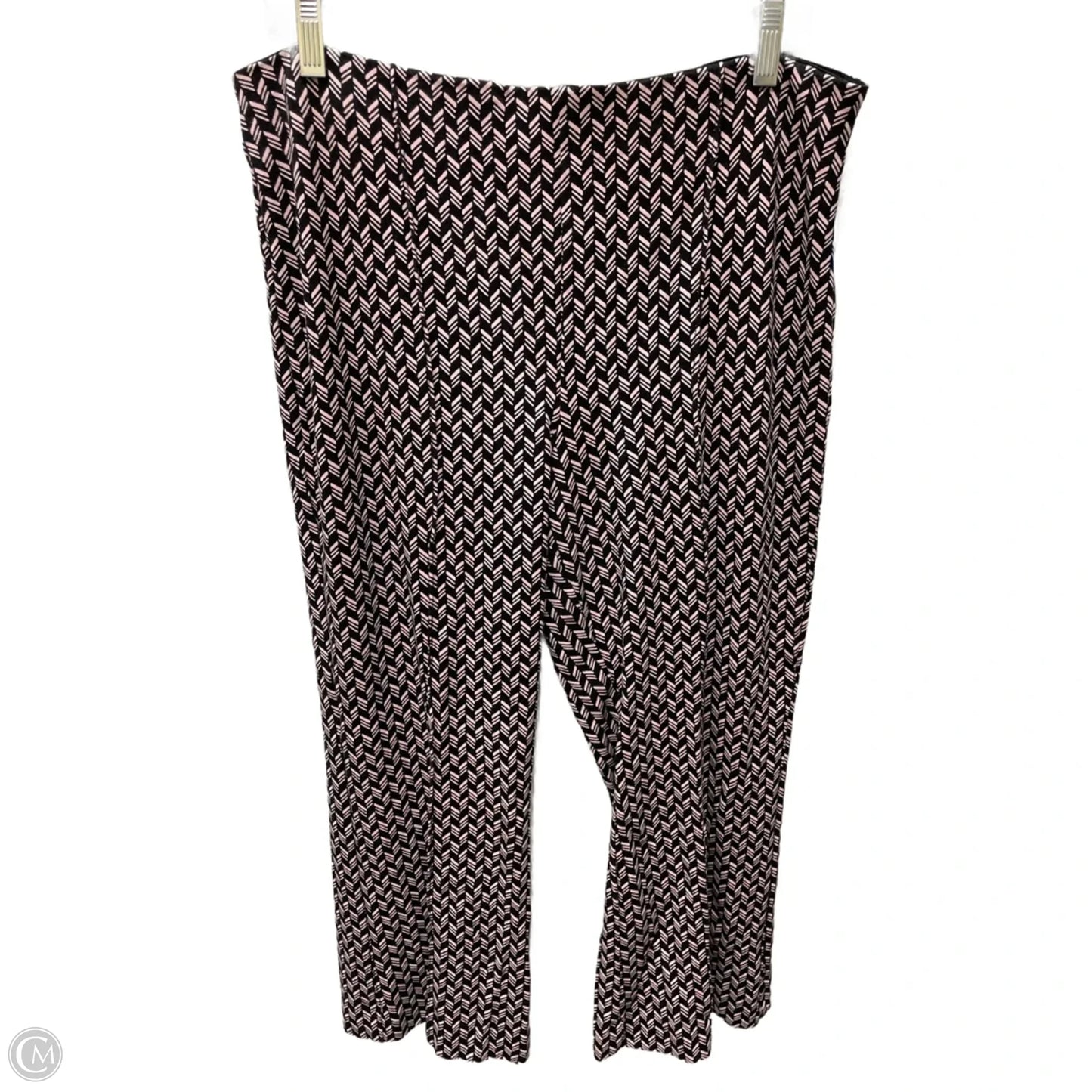 Pants Cropped By Maeve In Geometric Pattern, Size: 16