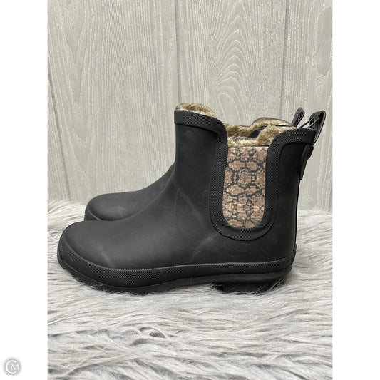 Boots Ankle Flats By Serra In Black, Size: 7