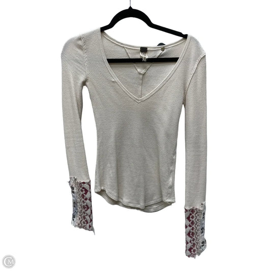 Top Long Sleeve By We The Free In Beige, Size: Xs
