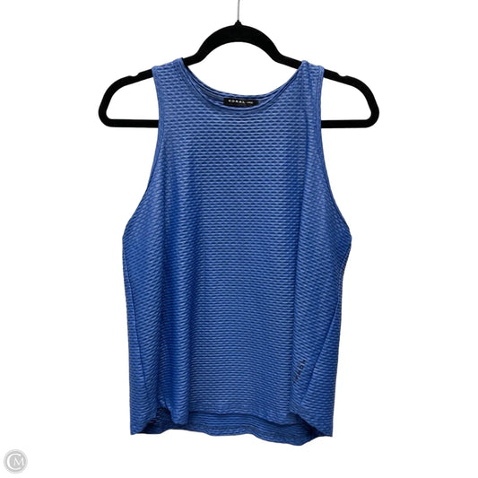 Athletic Tank Top By Cmb In Blue, Size: L