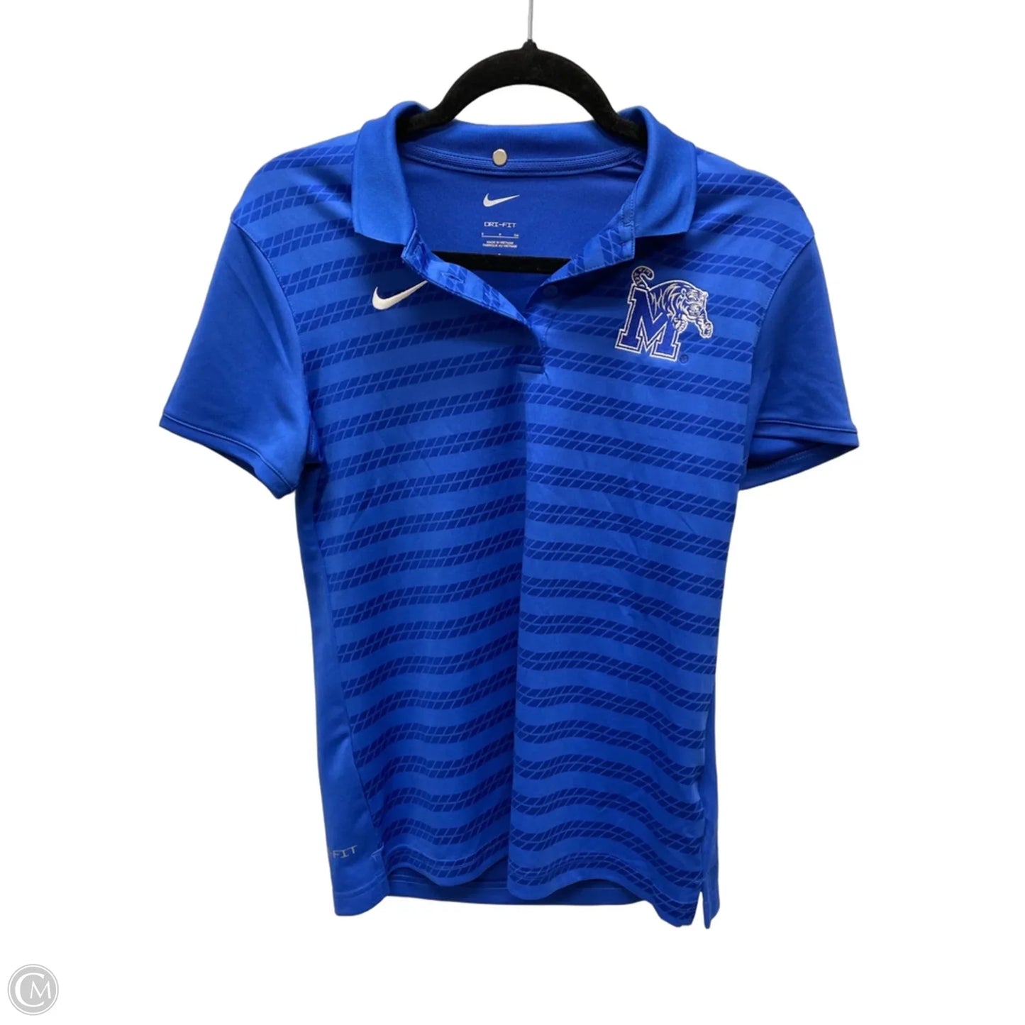 Top Short Sleeve By Nike Apparel In Blue, Size: S