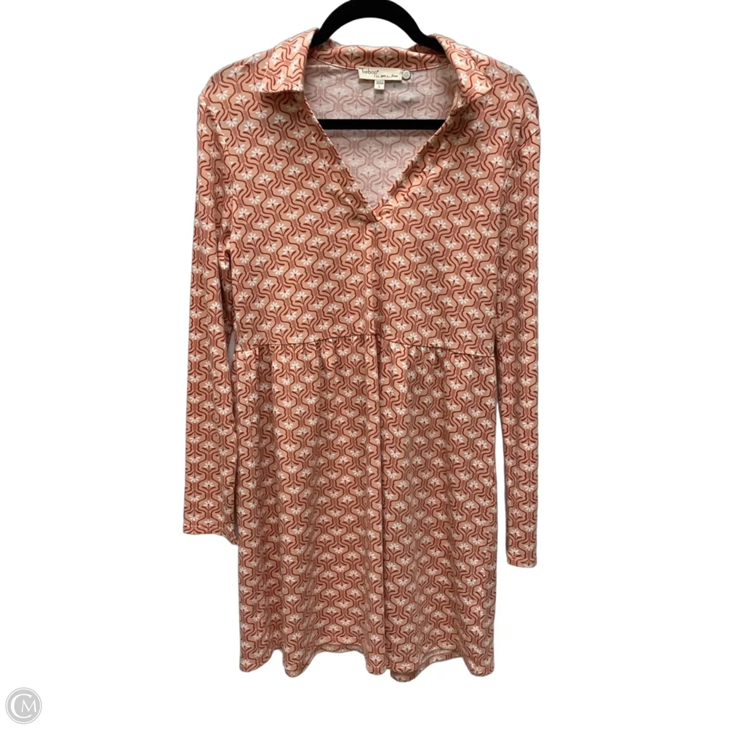 Dress Casual Midi By Bebop In Orange, Size: L