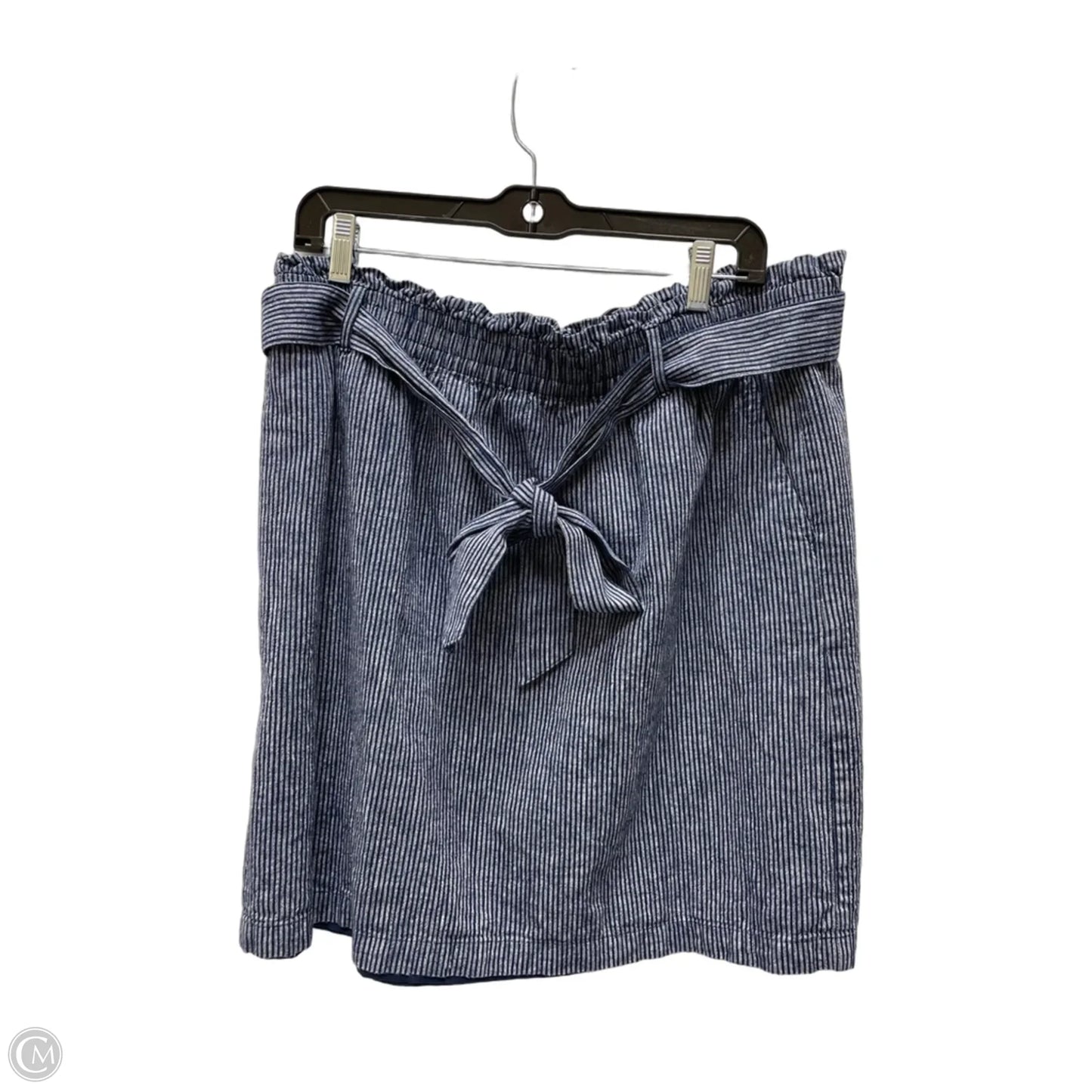 Skirt Mini & Short By J. Crew In Striped Pattern, Size: Xl