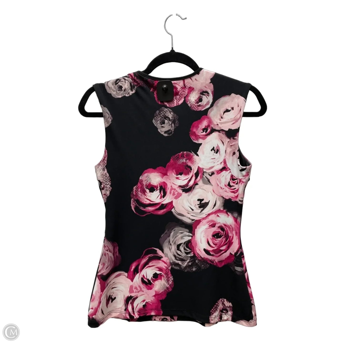 Top Sleeveless By Cache In Floral Print, Size: Xs