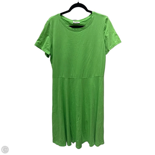 Dress Casual Midi By Clothes Mentor In Green, Size: Xl