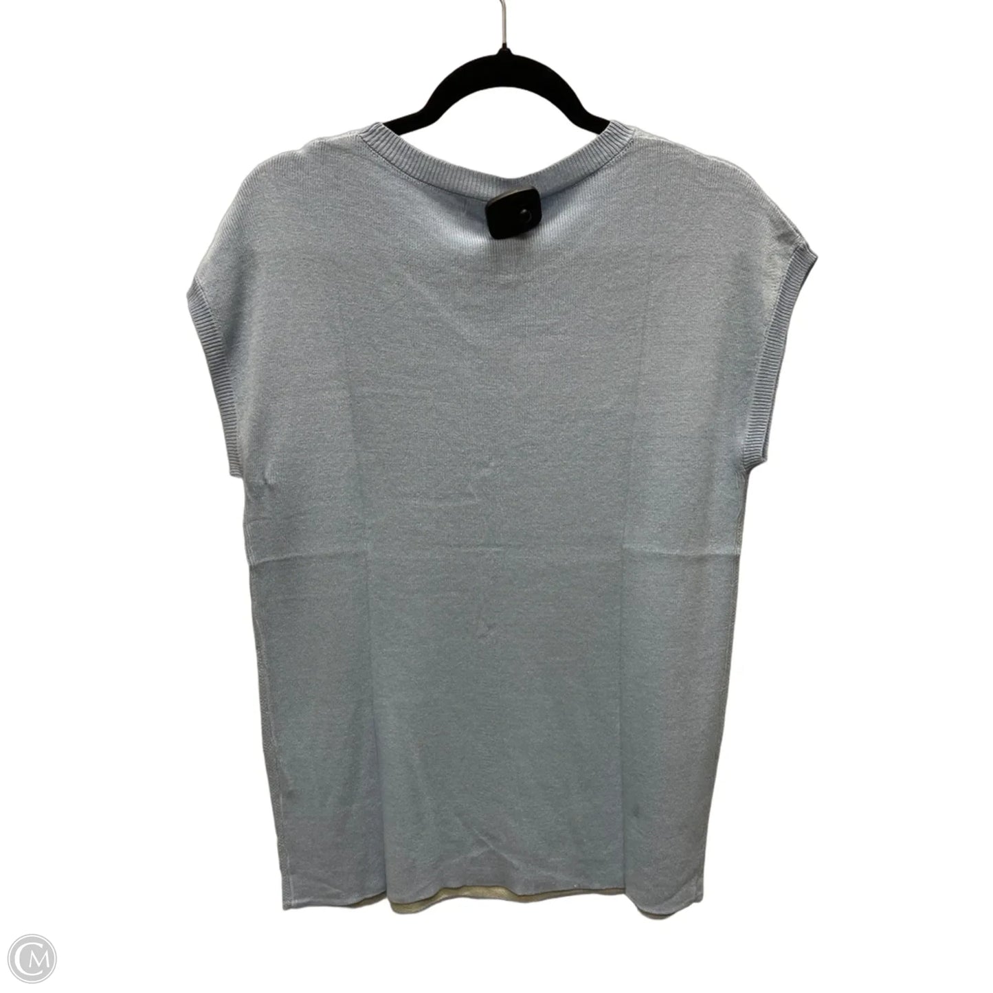 Sweater Short Sleeve By Zeagoo In Blue, Size: M