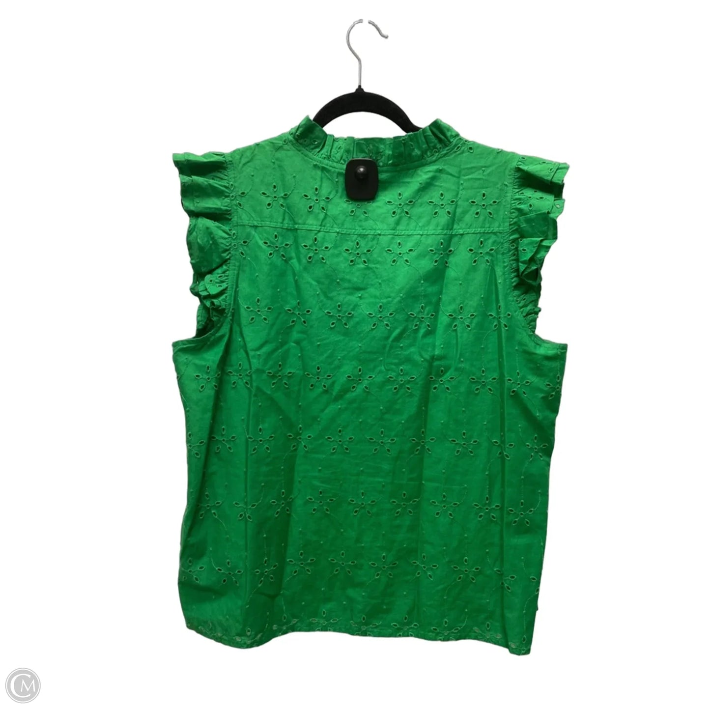 Top Short Sleeve By J. Crew In Green, Size: L
