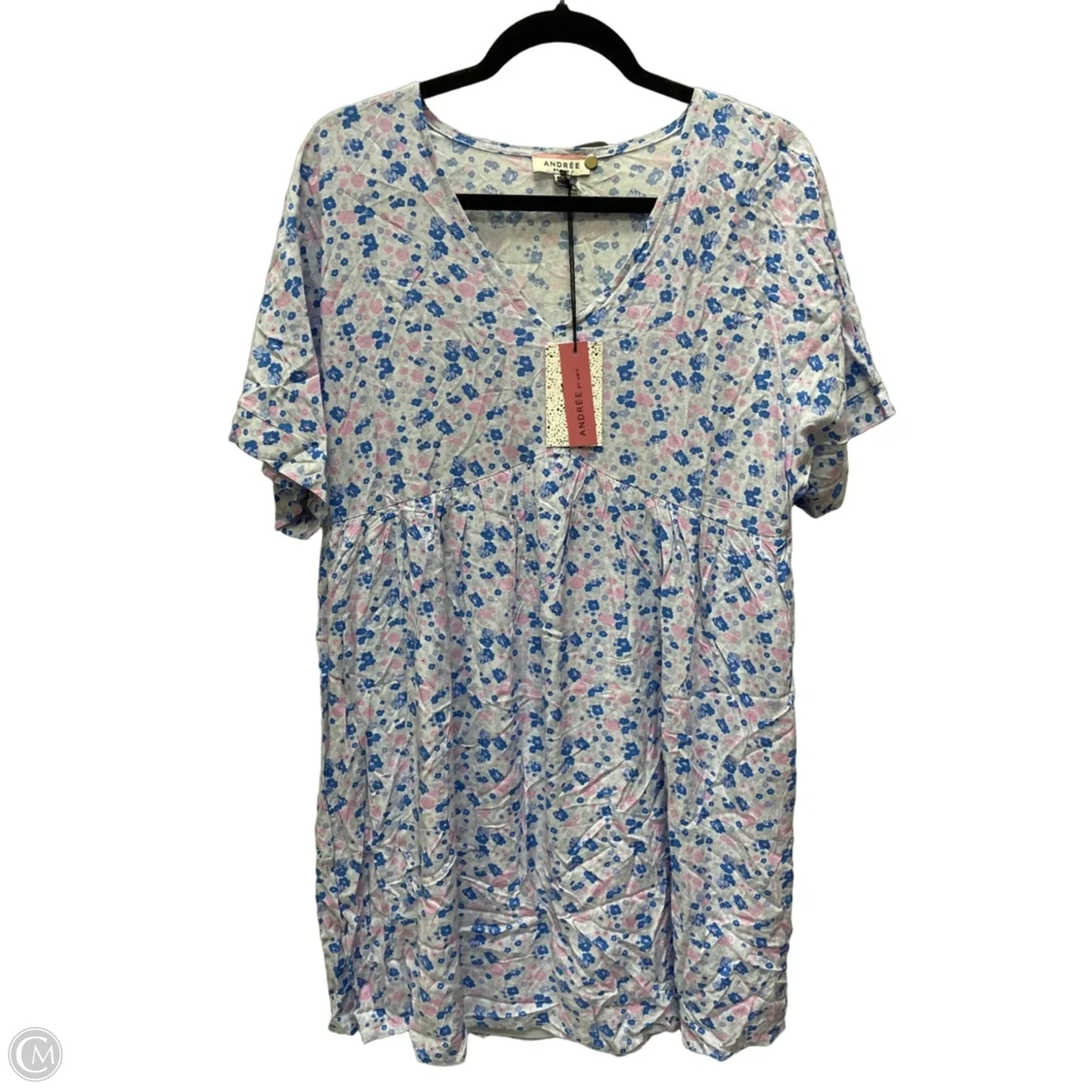 Dress Casual Short By Andree By Unit In Floral Print, Size: L