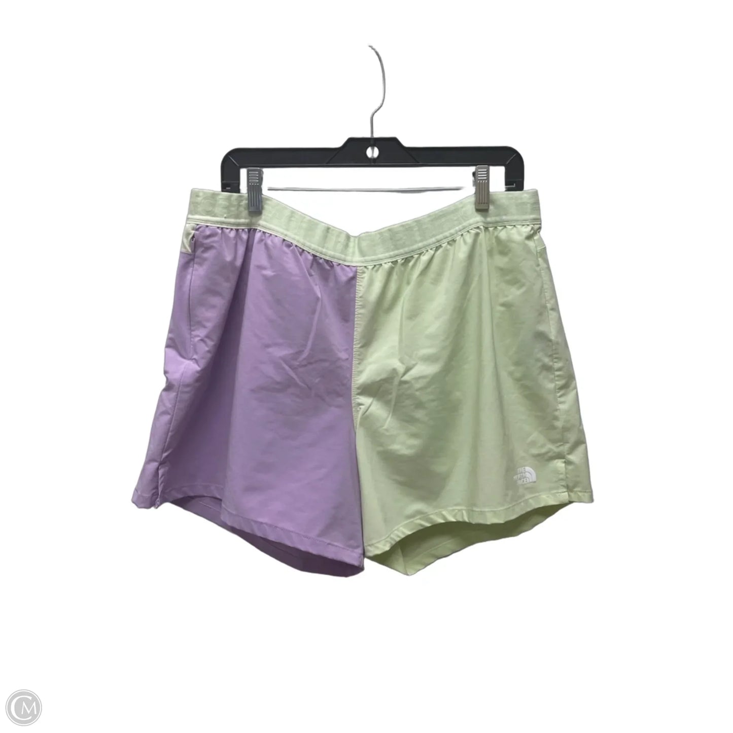 Athletic Shorts By The North Face In Green & Purple, Size: Xl
