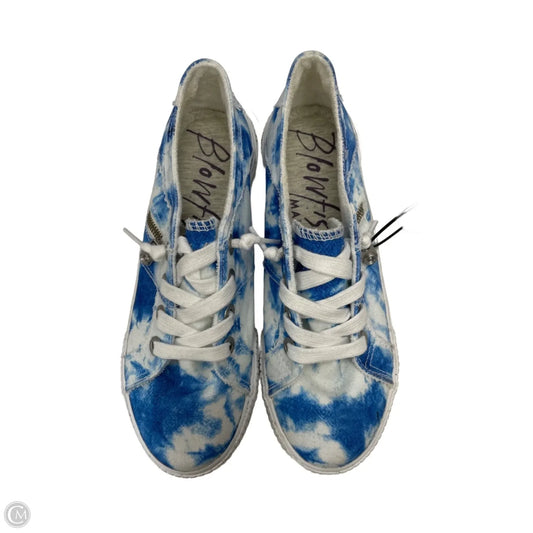 Shoes Flats By Blowfish In Blue & White, Size: 6.5