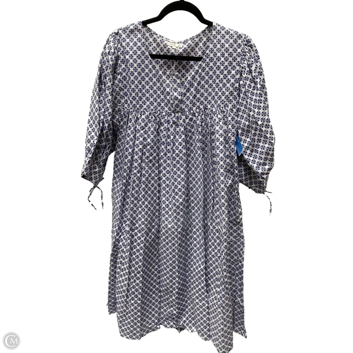 Dress Casual Midi By Pomegranate In Geometric Pattern, Size: L