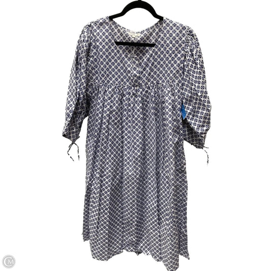 Dress Casual Midi By Pomegranate In Geometric Pattern, Size: L