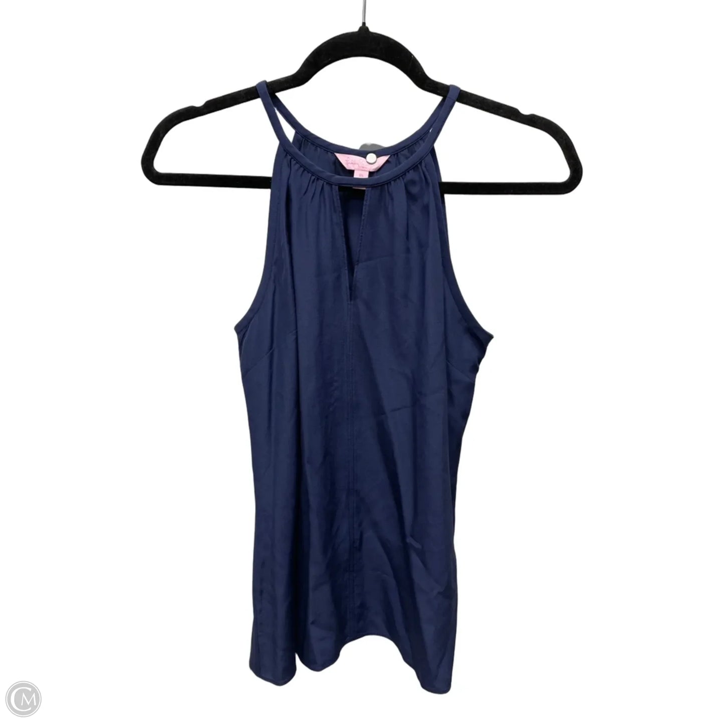 Top Sleeveless Designer By Lilly Pulitzer In Navy, Size: Xs