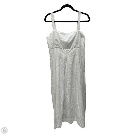 Dress Casual Maxi By Ellen Tracy In White, Size: M