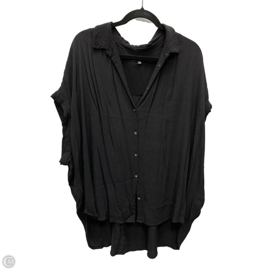 Top Short Sleeve By Madewell In Black, Size: 3x