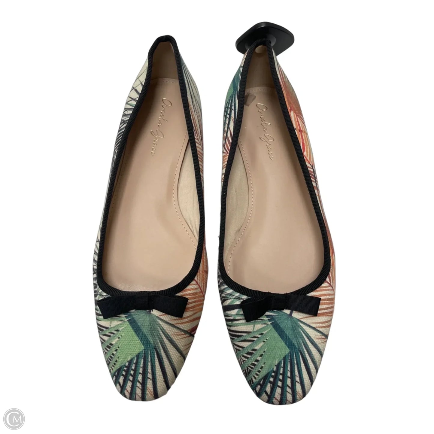 Shoes Flats By AMELIA GRACE In Tropical Print, Size: 10