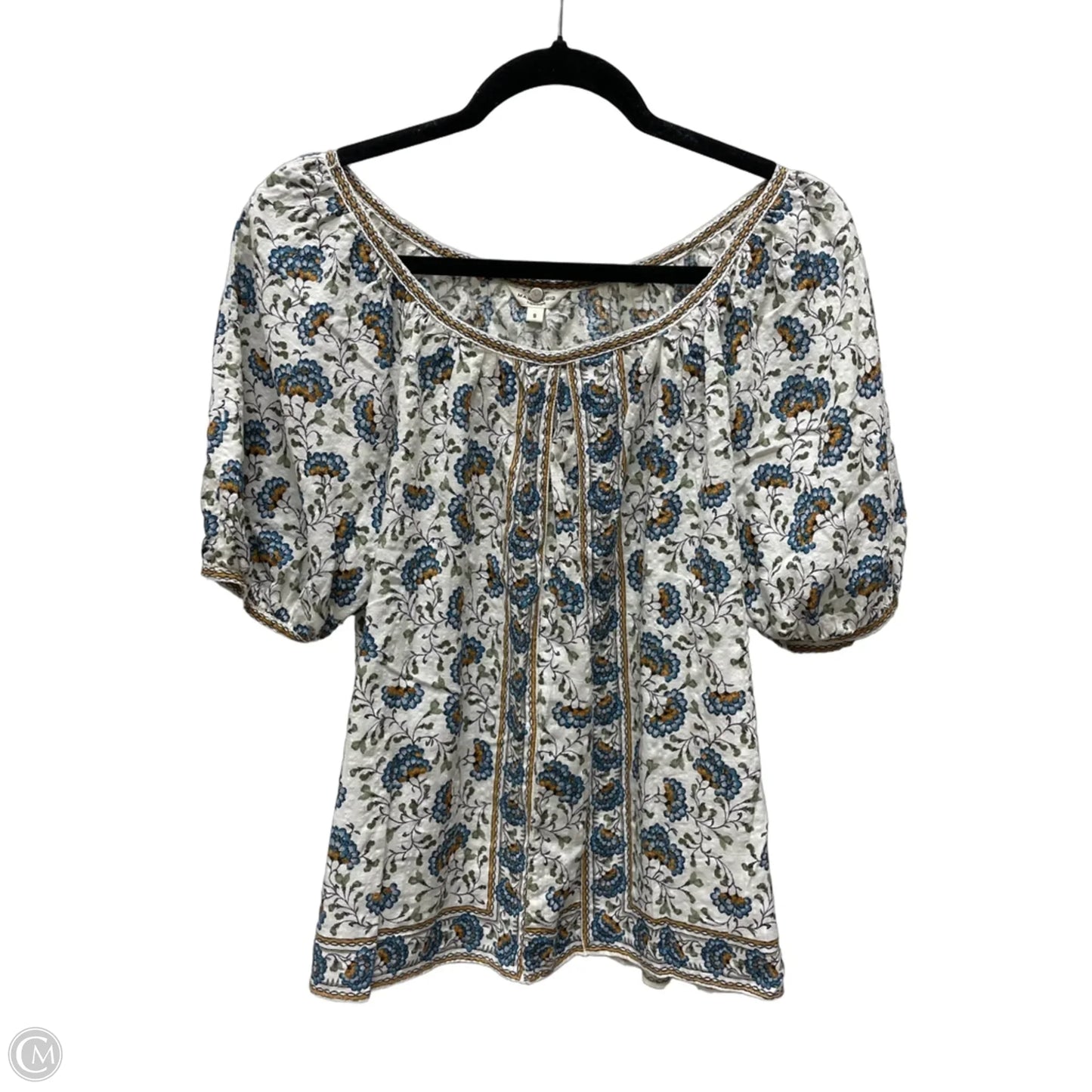 Top Short Sleeve By Max Studio In Floral Print, Size: S