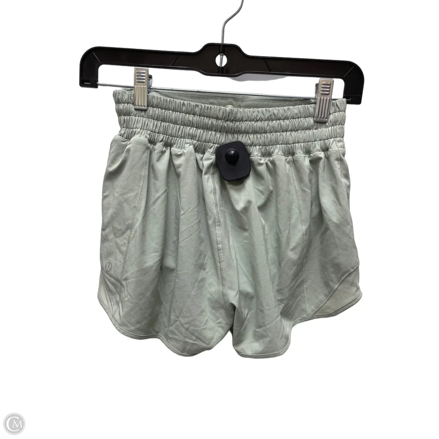 Athletic Shorts By Lululemon In Green, Size: 4
