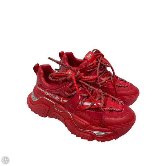 Shoes Sneakers Platform By Steve Madden In Red, Size: 8.5