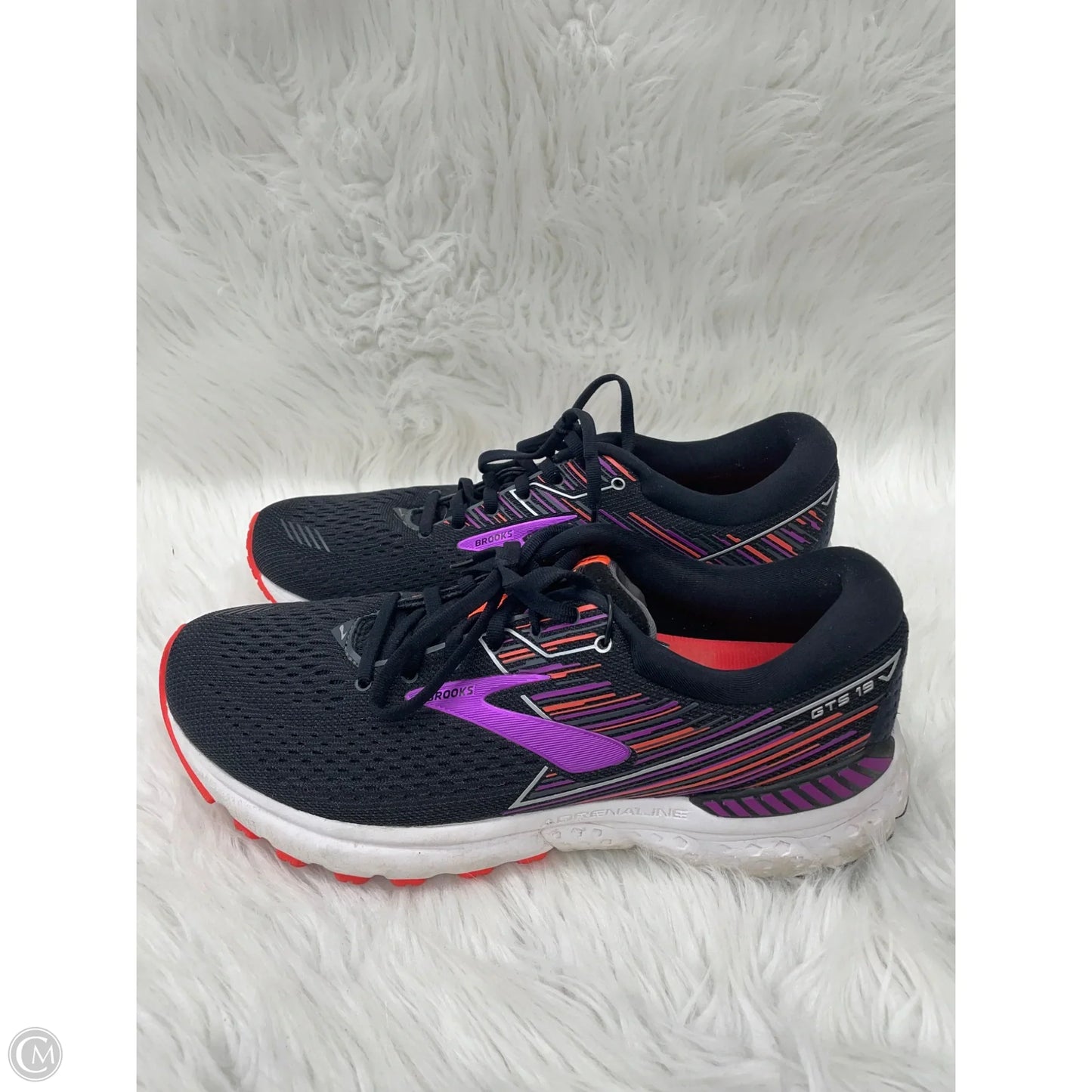 Shoes Athletic By Brooks In Black & White, Size: 11